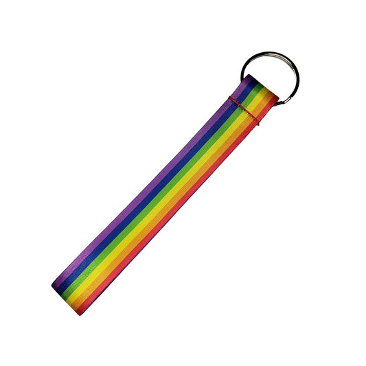 Rainbow Lanyard Keychain