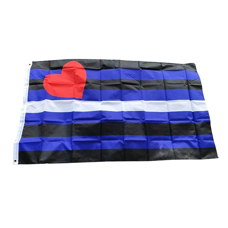 Leather Pride Flag: Medium