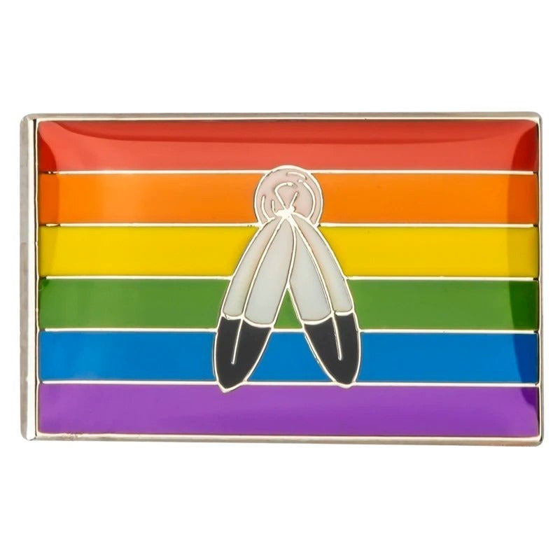 Enamel Pin: Two-Spirit Flag