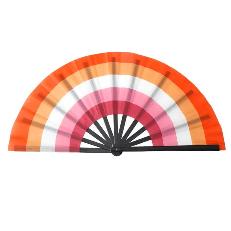 Large Hand Fan: Lesbian Pride