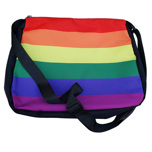 Rainbow Stripe Shoulder Bag