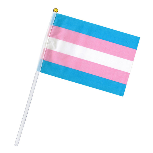 Trans Pride Flag: Mini (Handheld)