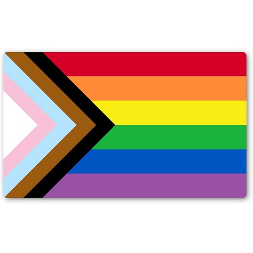 Progress Pride Flag Vinyl Sticker