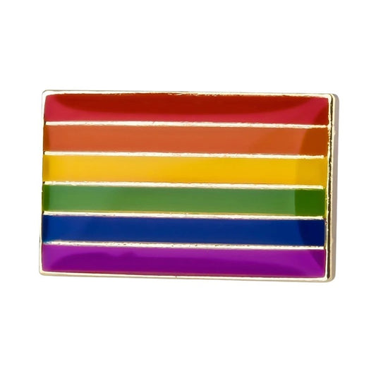 Enamel Pin: Rainbow Flag