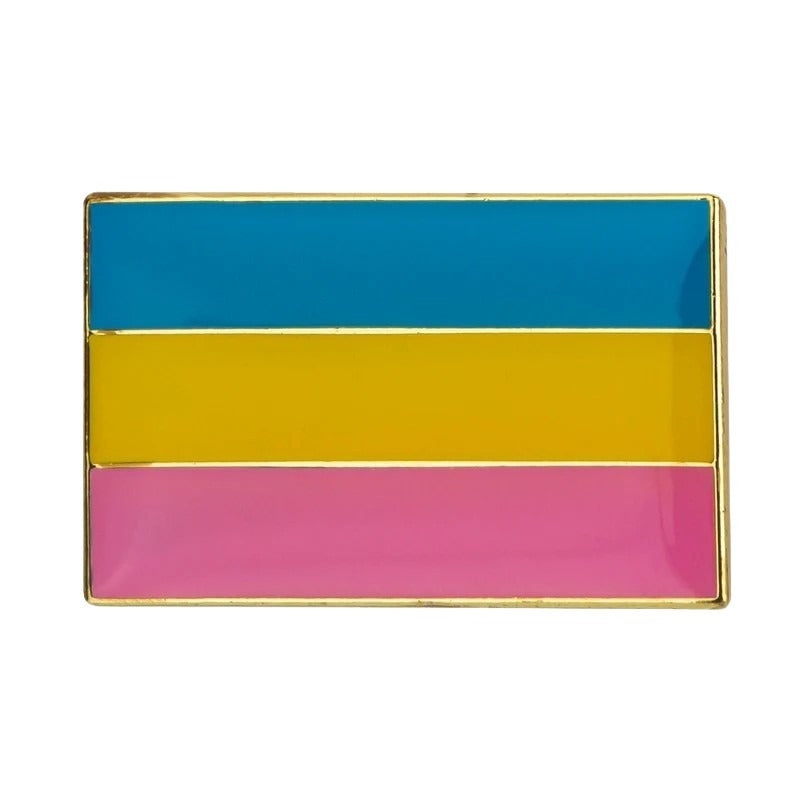 Enamel Pin: Pansexual Flag