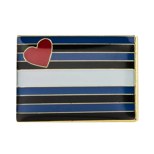 Enamel Pin: Leather Pride Flag