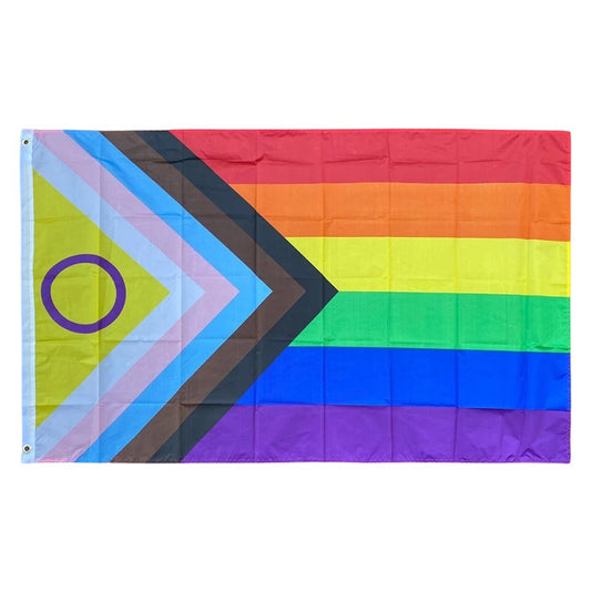 Intersex-Inclusive Progress Pride Flag: Large