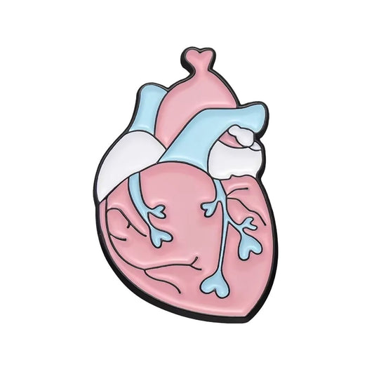 Enamel Pin: Anatomical Trans Heart
