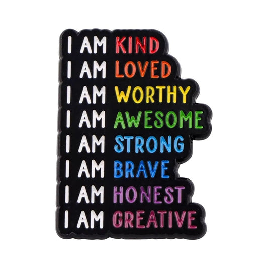 Enamel Pin: "I Am" Affirmation