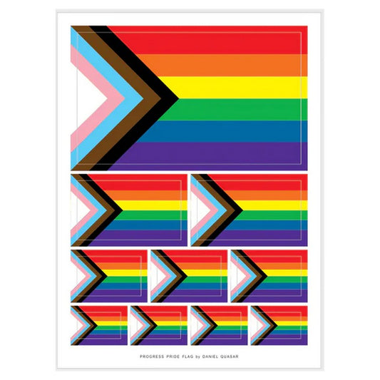Progress Pride Flag Sticker Pack