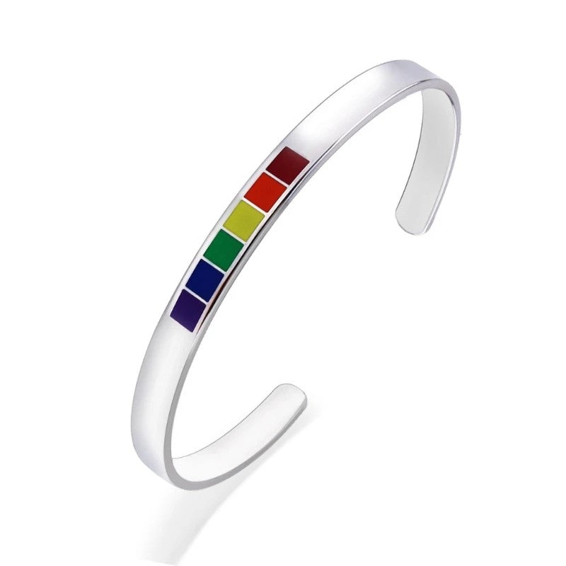 Rainbow Cuff Bracelet