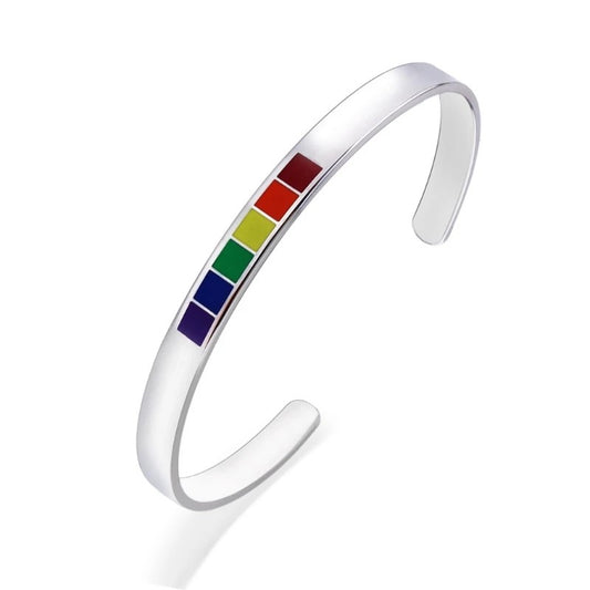 Rainbow Cuff Bracelet