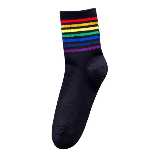 Classic Pride Stripe Sock (Black or White)