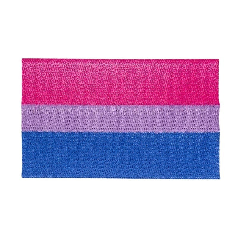 Embroidered Patches: Bisexual Flag
