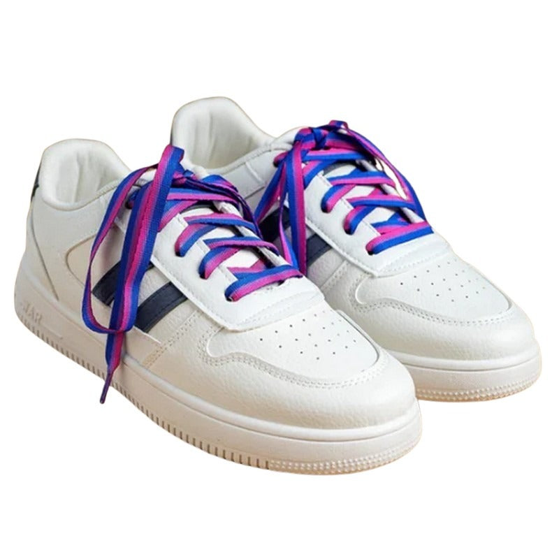 Pride Shoe Laces: Bisexual Flag Striped