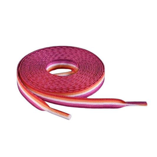 Pride Shoe Laces: Lesbian Sunset Flag