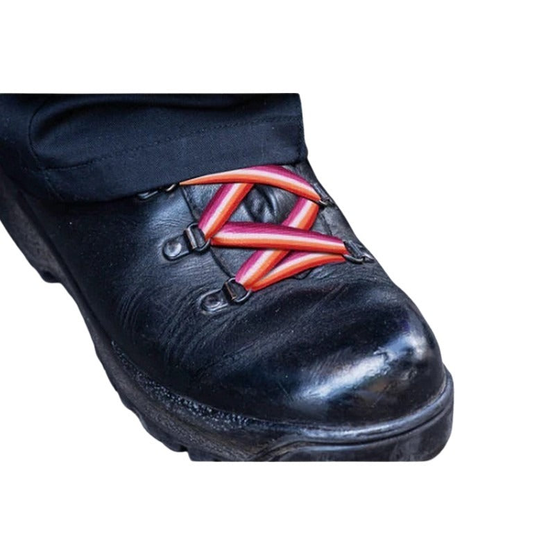 Pride Shoe Laces: Lesbian Sunset Flag