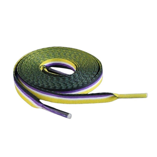 Pride Shoe Laces: Nonbinary Striped