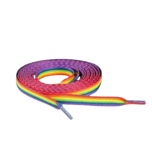 Pride Shoe Laces: Rainbow Flag