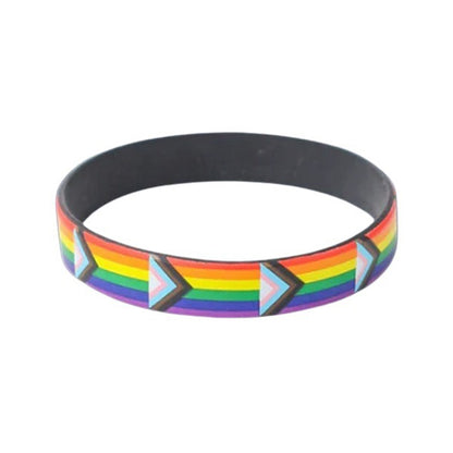 Quasar Progress Flag Silicone Bracelet