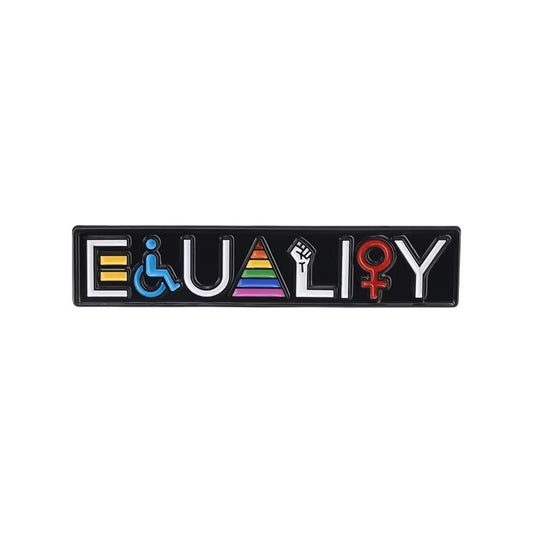 Enamel Pin: Equality