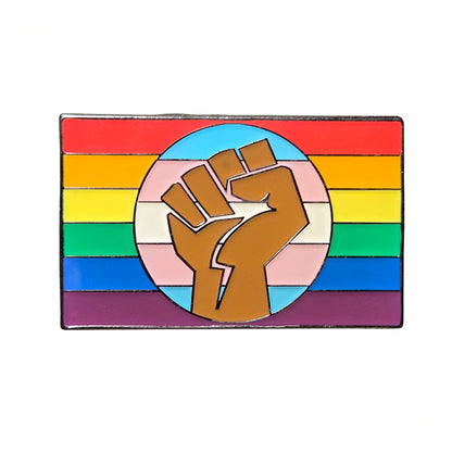 Enamel Pin: Pride Power Fist