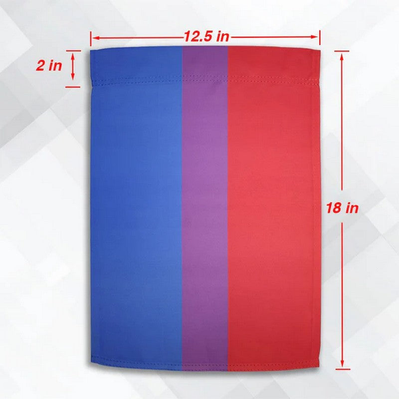 Bisexual Pride 12" x 18" Garden Flag