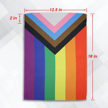 Progress Pride 12" x 18" Garden Flag