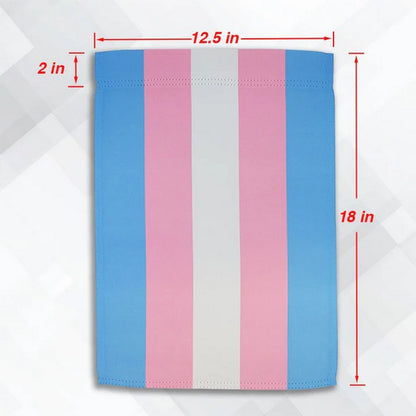 Transgender Pride 12" x 18" Garden Flag