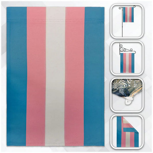 Transgender Pride 12" x 18" Garden Flag