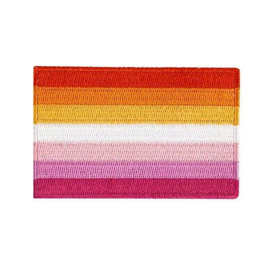 Embroidered Patches: Lesbian Pride Flag