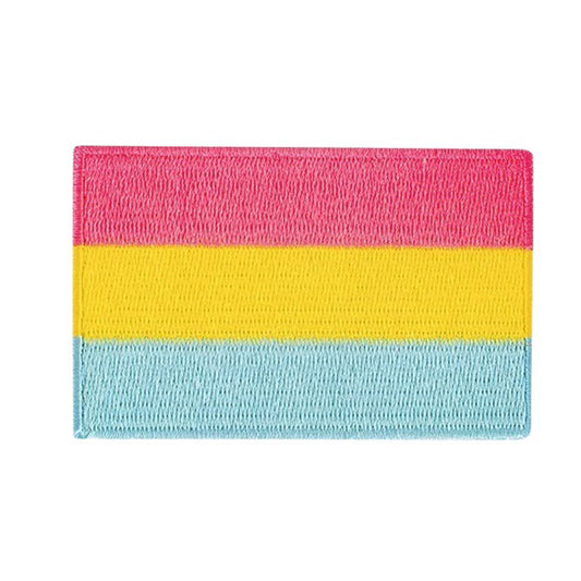 Embroidered Patches: Pansexual Pride Flag