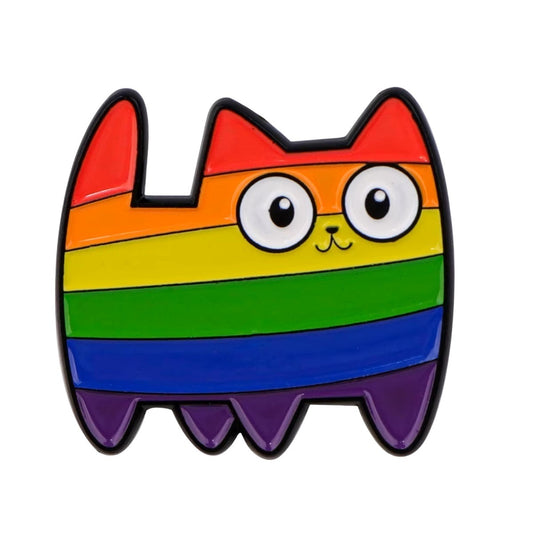 Enamel Pin: Rainbow Cat