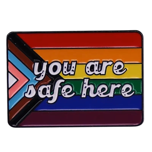 Enamel Pin: You Are Safe Here